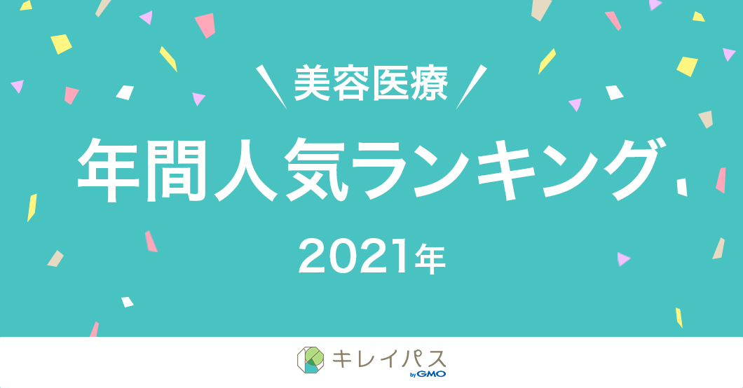 美容医療年間人気ランキング