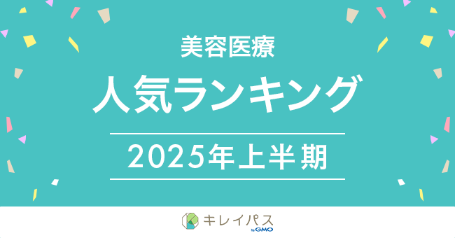 美容医療年間人気ランキング